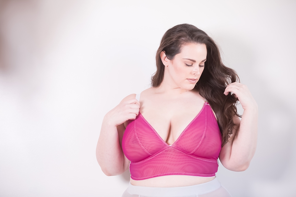 Cotton On Body Seamless Chunky Triangle Bralette Pink - Onceit